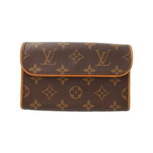 Louis Vuitton Monogram Leather Brown Pochette Florentine Waist Pouch